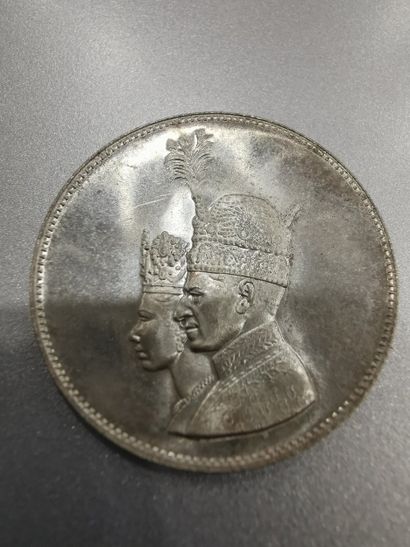 IRAN - 
Lot of 5 commemorative silver medals...