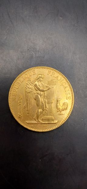 Pièce de 100 Francs or, année 1911
Poids...