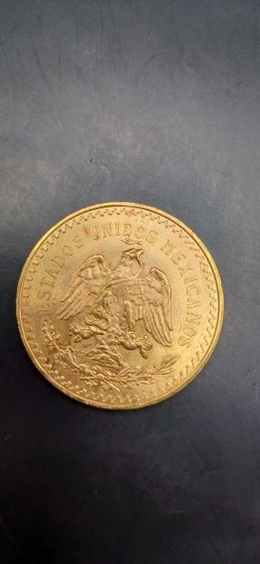 Pièce or de 50 Pesos Mexicains
Poids 41,64g
LES...