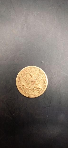 5 Dollars gold coin, year 1900
Weight 8.28g
GOLD...