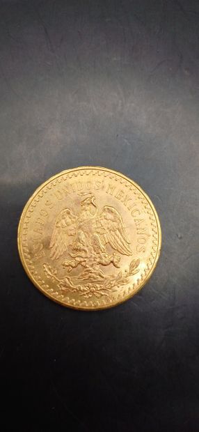 Pièce or de 50 Pesos Mexicains
Poids 41,55g
LES...
