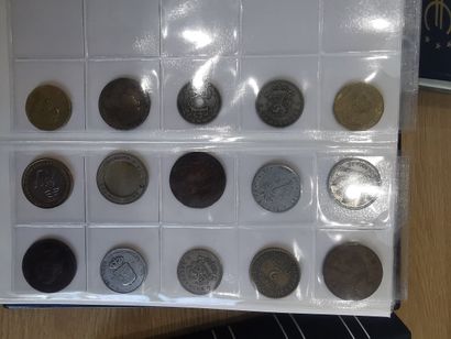 Set of collector's items in cupro nickel...