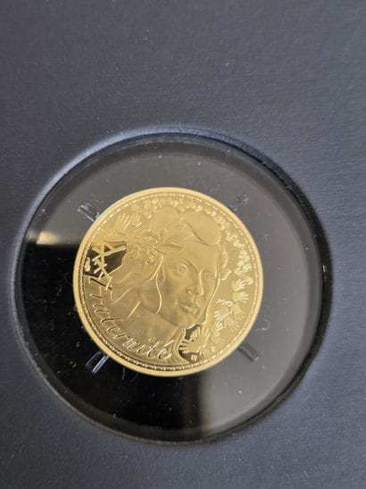 999/1000 gold coin, €250, year 2019 