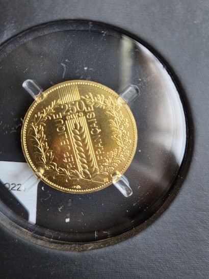 250 € 999/1000 gold coin, year 2022 series...