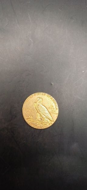 5 Dollars gold coin, year 1911
weight 8.34g
GOLD...