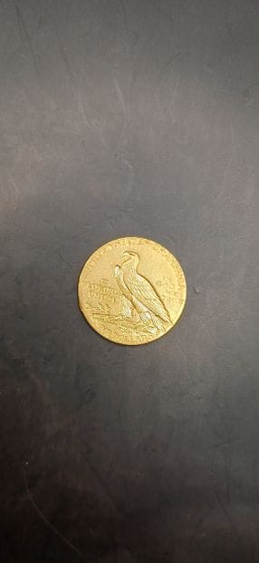 5 Dollars gold coin, year 1910
weight 8.35g
GOLD...