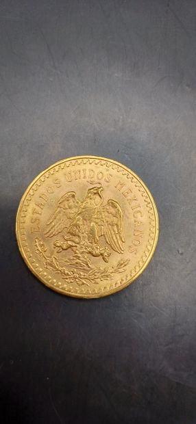 Pièce or de 50 Pesos Mexicains
Poids 41,68g
LES...