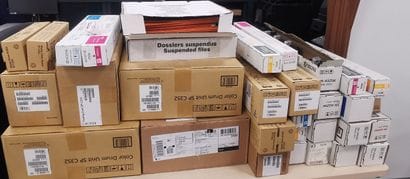 Fort lot de cartouches d'encre pour copi...
