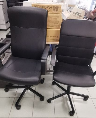 Sept Fauteuils de bureau