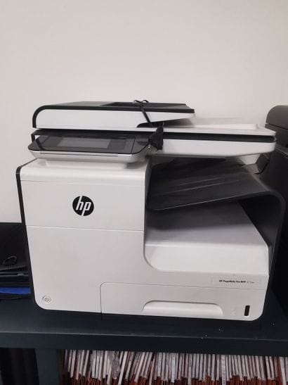 HP PAGE WIDE PRO MFP 477DW
Vendu en l'ét...