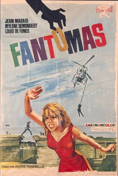 Fantomas (1964).
Framed Spanish movie poster.
Sight...