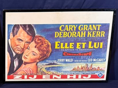 Lot of 10 framed Belgian movie posters.
Average...