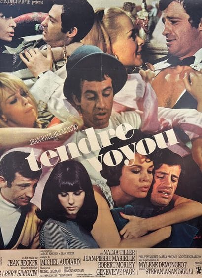 Tendre Voyou (1966).
French movie poster.
157x116...