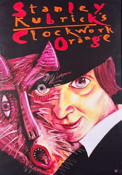 Clockwork Orange (1971).
Framed Polish interpretive...