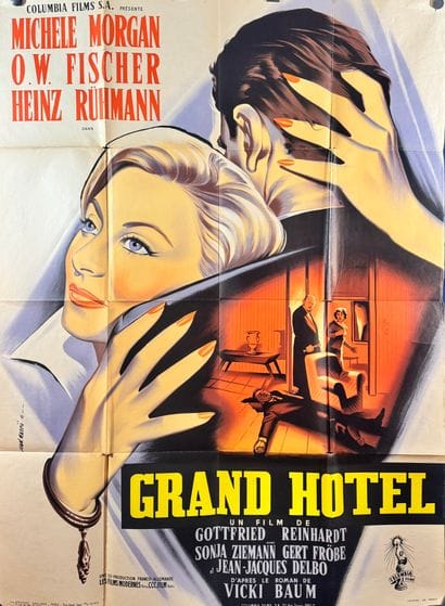 Grand Hôtel (1959).
French movie poster (158x117...