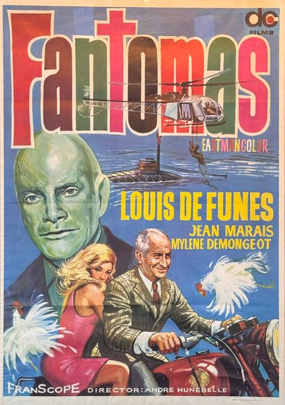 Fantomas (1964).
Framed Spanish movie poster.
Sight...