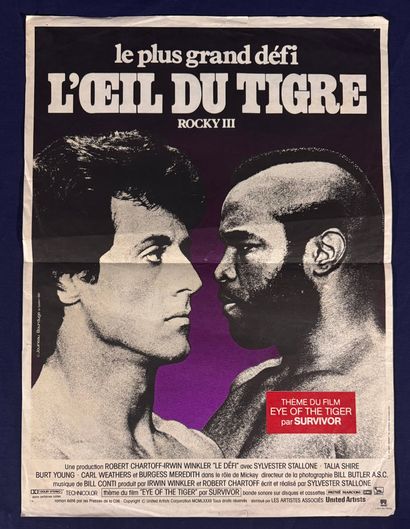 Rocky III (1982).
French movie poster.
Dimensions:...