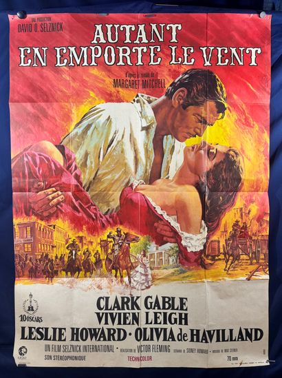 Gone with the Wind (1939).
French movie poster...