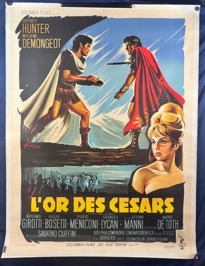 L'Or des Césars (1963).
French movie poster.
152x115...