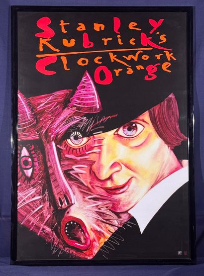 Clockwork Orange (1971).
Framed Polish interpretive...