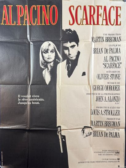 Scarface (1983).
French movie poster (155x115...