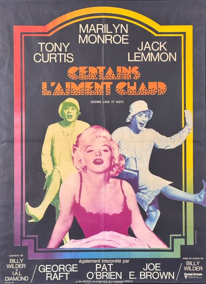 Some Like It Hot (1959).
Framed French movie...