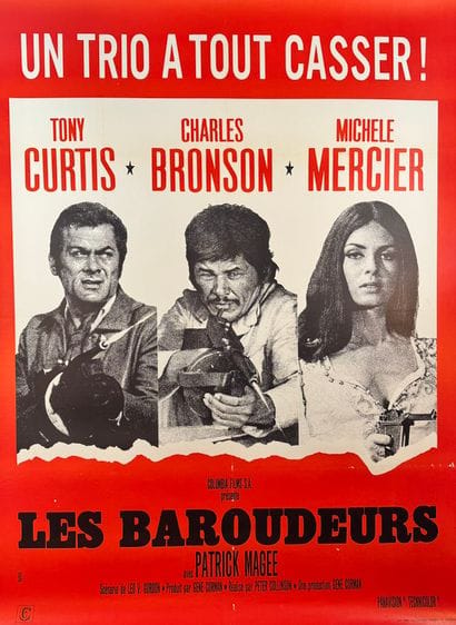 Les Baroudeurs (1970).
French movie poster.
157x115...