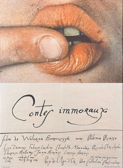Contes immoraux (1974).
Framed French movie...