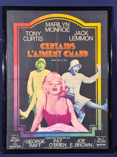 Some Like It Hot (1959).
Framed French movie...