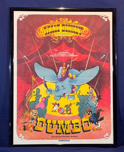 Dumbo (1941).
Framed French movie poster.
Sight...