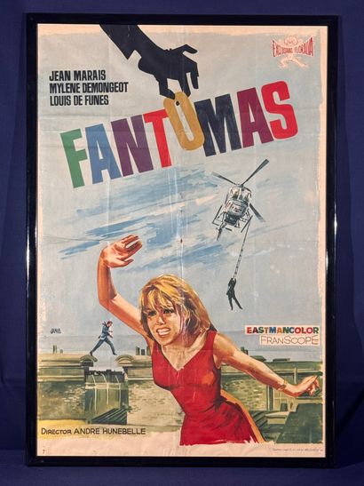 Fantomas (1964).
Framed Spanish movie poster.
Sight...