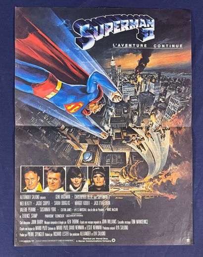 Superman II (1980).
French movie poster.
Dimensions:...