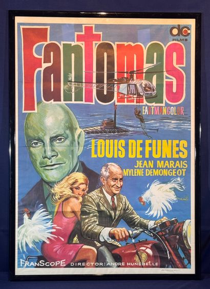 Fantomas (1964).
Framed Spanish movie poster.
Sight...