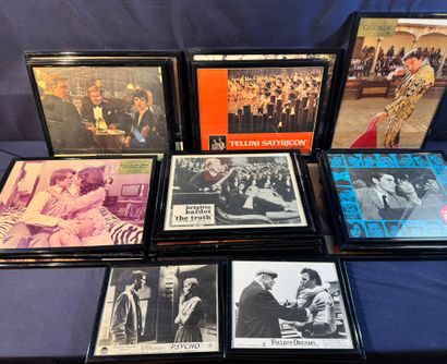 Lot of approx. 20 framed farm photos. Various...