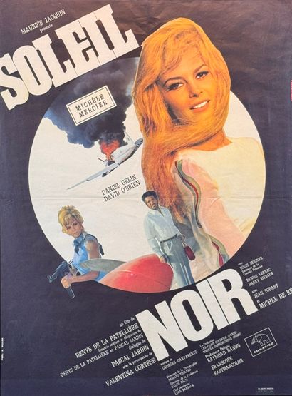 Soleil Noir (1966).
Framed French movie poster.
Sight...