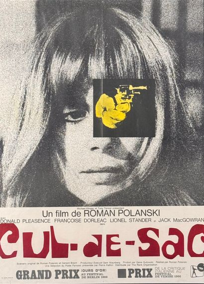 Cul-de-Sac (1966).
Framed French movie poster.
Sight...