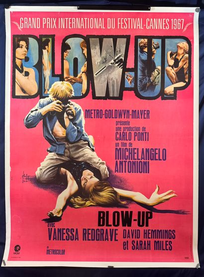 Blow-Up (1966).
French movie poster.
156x116...