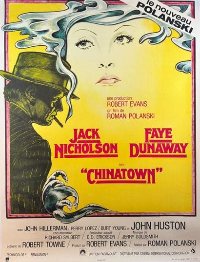 Chinatown (1974).
French movie poster.
155x117...