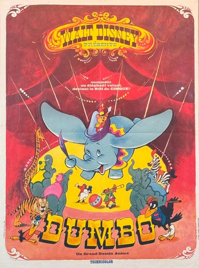 Dumbo (1941).
Framed French movie poster.
Sight...
