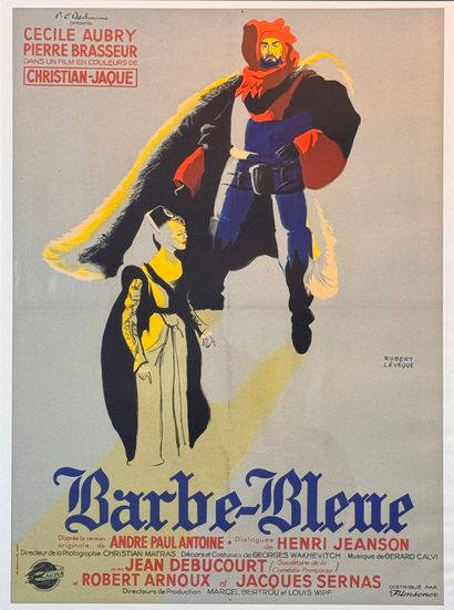 Bluebeard (1951).
Framed French movie poster.
Sight...