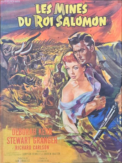 King Solomon's Mines (1950).
Framed French...