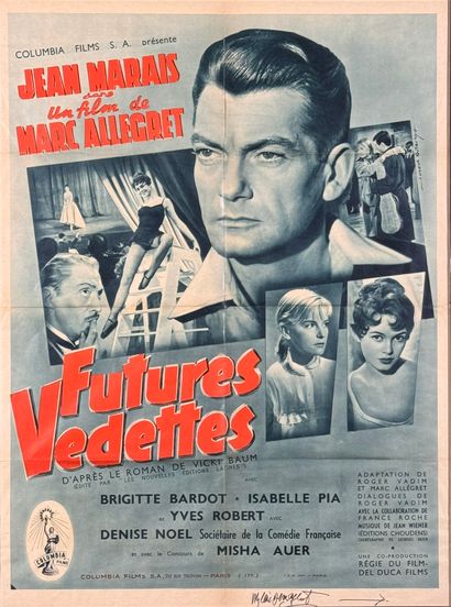 Future Stars (1955).
Framed French movie...