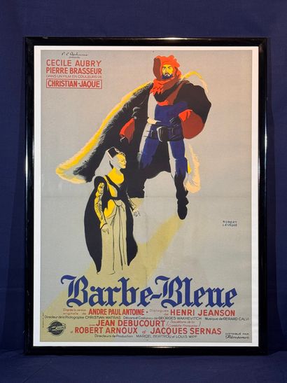 Bluebeard (1951).
Framed French movie poster.
Sight...