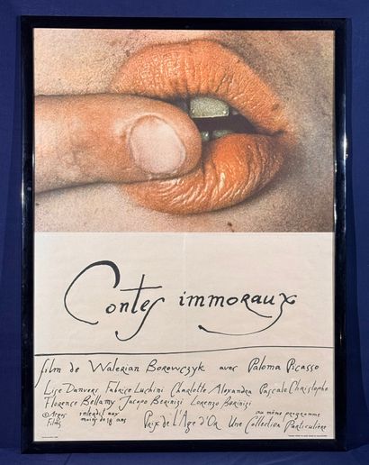Contes immoraux (1974).
Framed French movie...