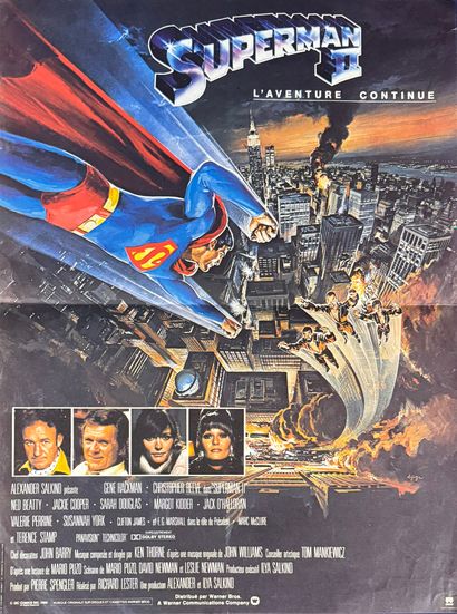 Superman II (1980).
French movie poster.
Dimensions:...