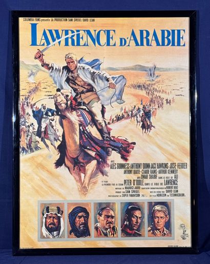 Lawrence of Arabia (1962).
Framed French...