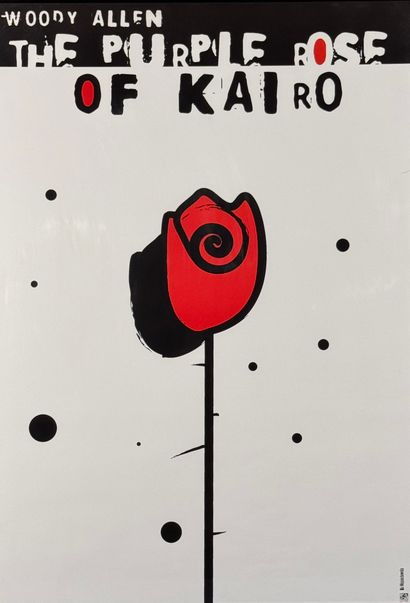 The Purple rose of Kairo (1985).
Framed Polish...