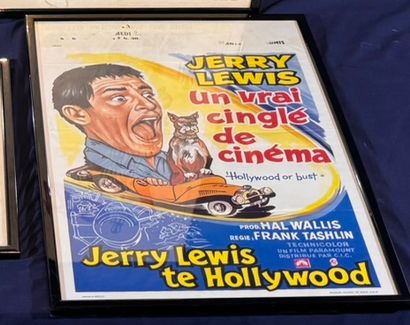 Lot of 10 framed Belgian movie posters.
Average...