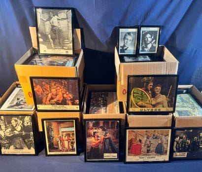 Lot of about 120 framed exploitation photos....