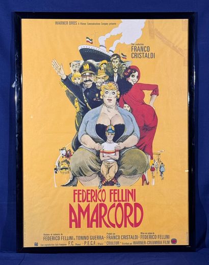 Amacord (1973).
Framed French movie poster.
Sight...